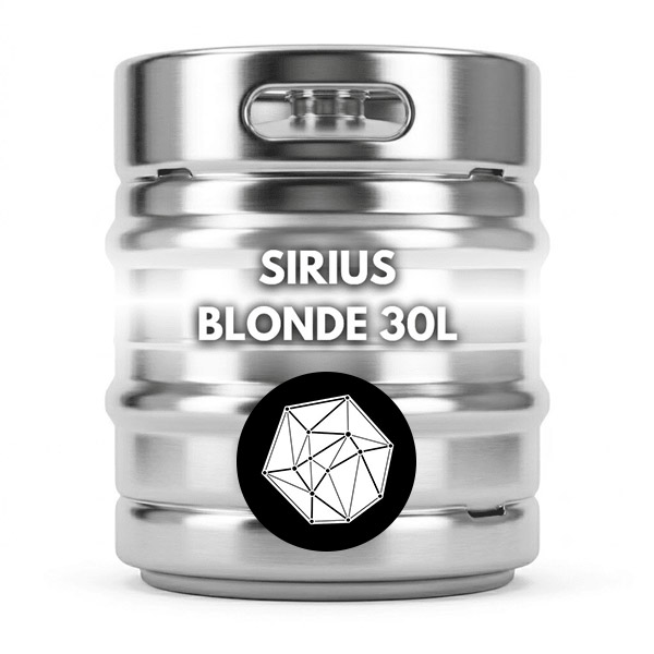 fut de bière 4 sirius blonde 30l logo